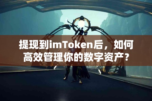 提现到imToken后，如何高效管理你的数字资产？