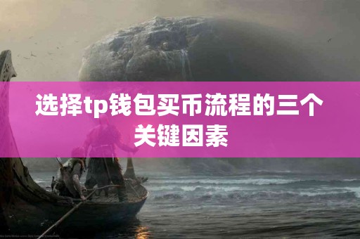 选择tp钱包买币流程的三个关键因素