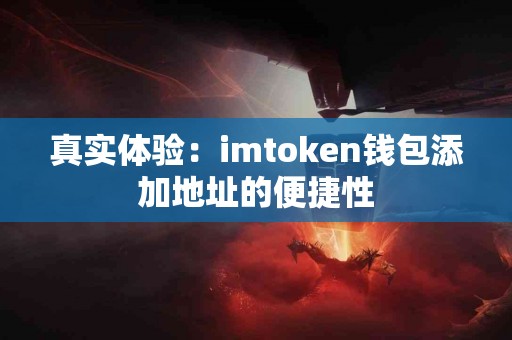 真实体验：imtoken钱包添加地址的便捷性