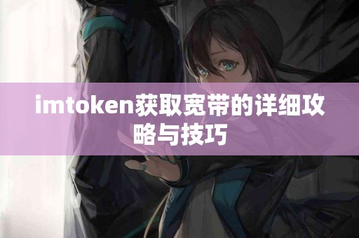 imtoken获取宽带的详细攻略与技巧