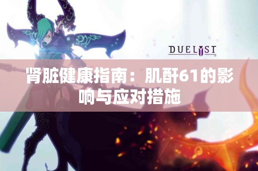 肾脏健康指南：肌酐61的影响与应对措施